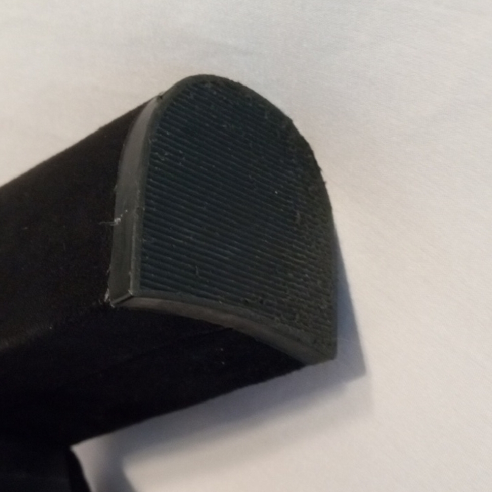 Anne Klein Lalima Black Suede Platform Block Heel Sandals 9M - Picture 11 of 16